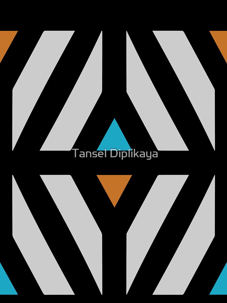 Futuristic pyramid shapes Tile Light by Tansel Diplikaya