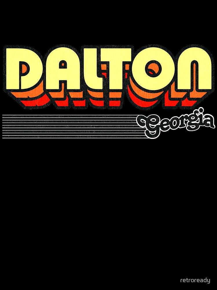 Dalton, Georgia | Retro Stripes by retroready