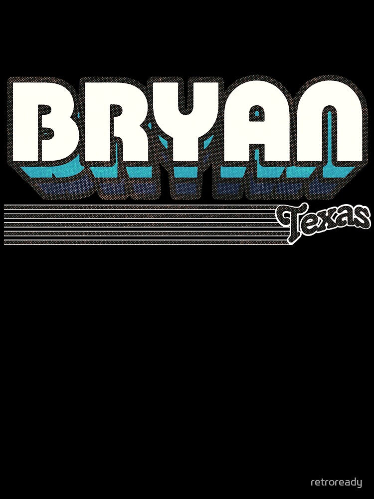 Bryan, Texas | Retro Stripes by retroready