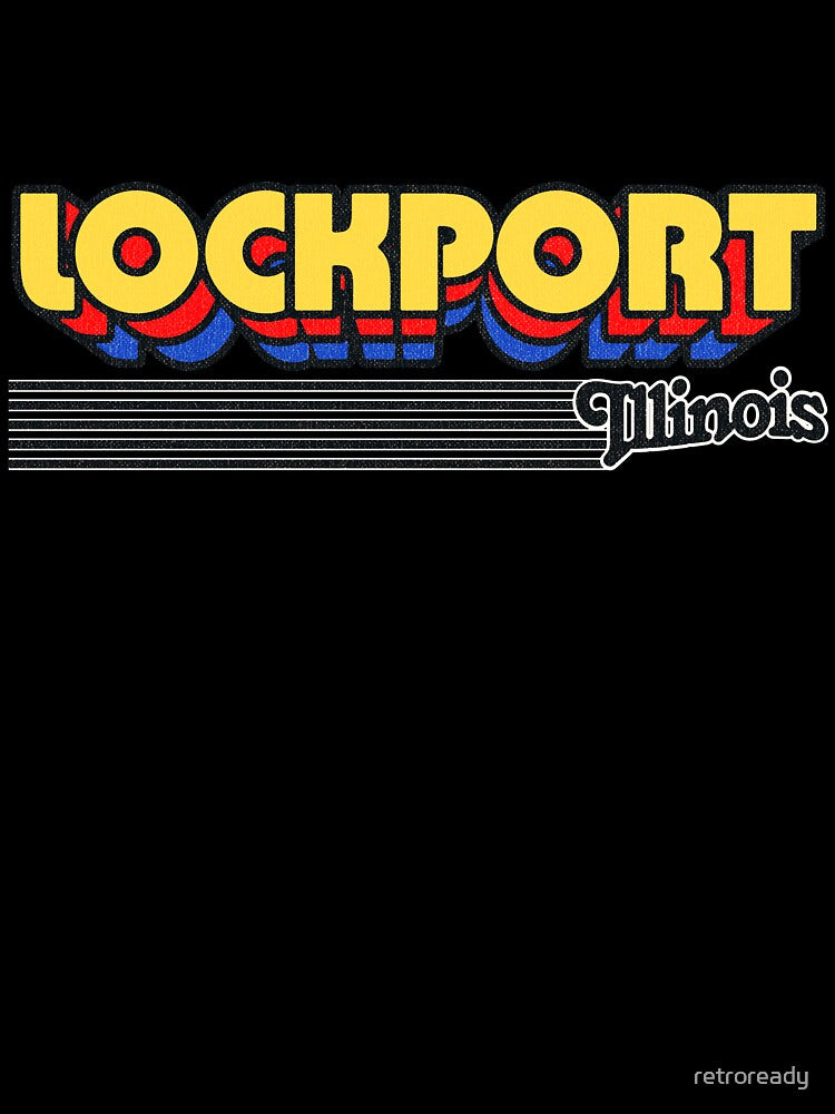 Lockport, Illinois | Retro Stripes by retroready