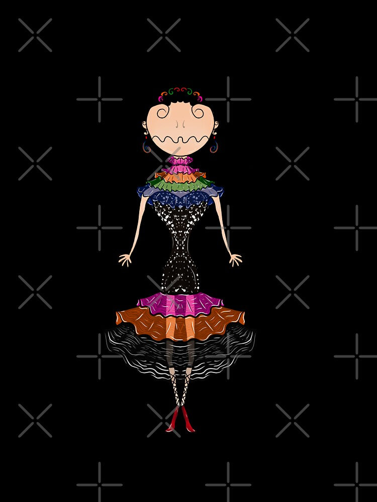 cartoon dancing girl cartoon by 236Reel