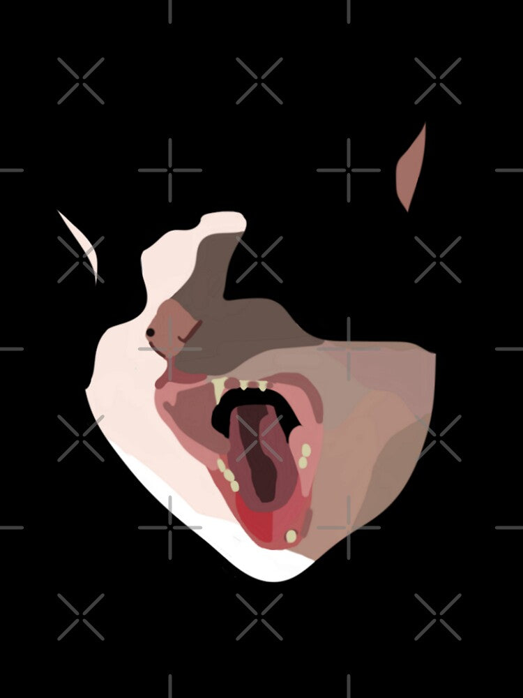 Yawning Cat by Mekredez