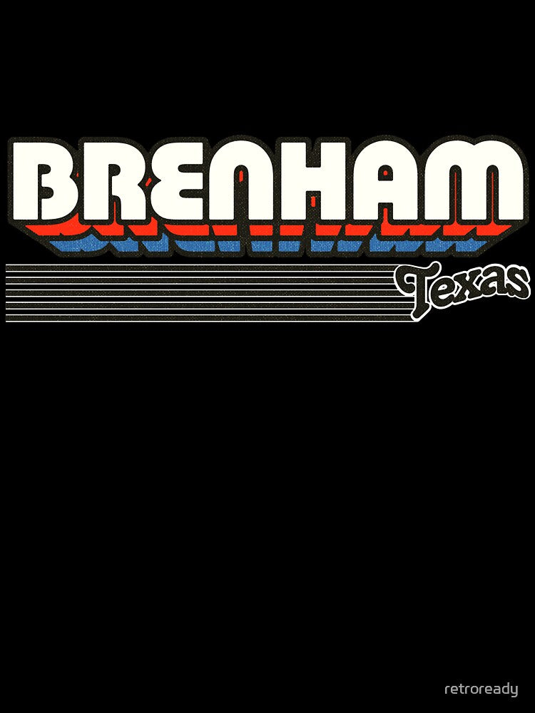 Brenham, Texas | Retro Stripes by retroready