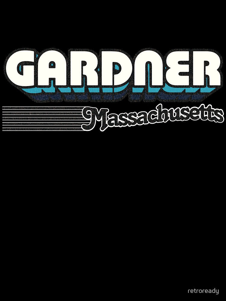 Gardner, Massachusetts | Retro Stripes by retroready