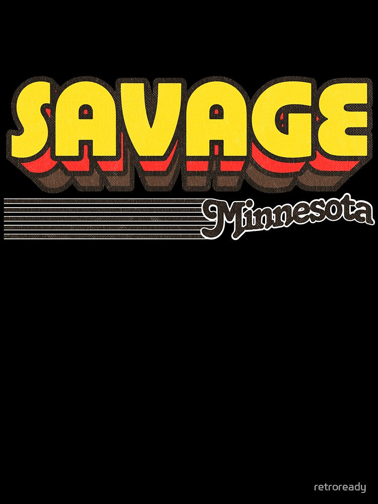Savage, Minnesota | Retro Stripes by retroready
