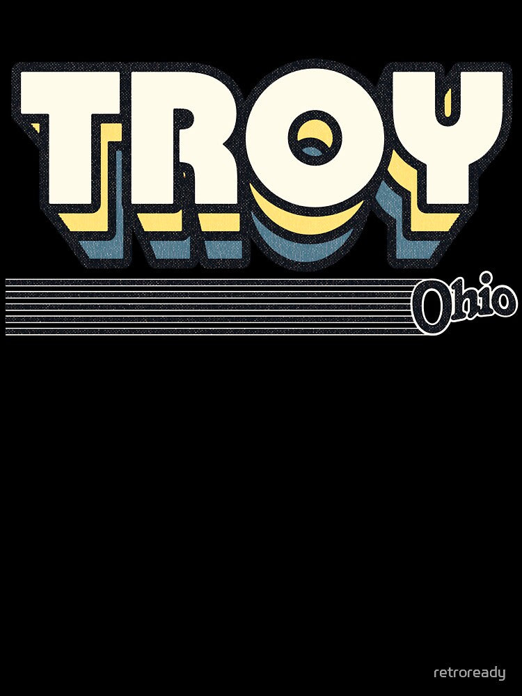 Troy, Ohio | Retro Stripes by retroready