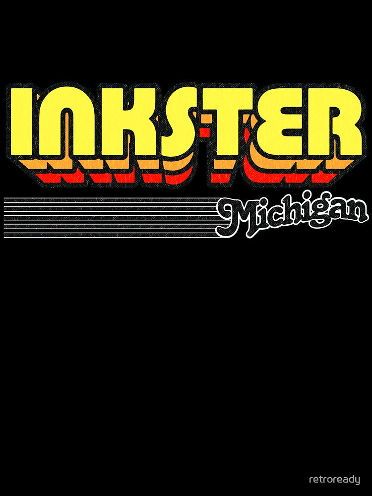 Inkster, Michigan | Retro Stripes by retroready