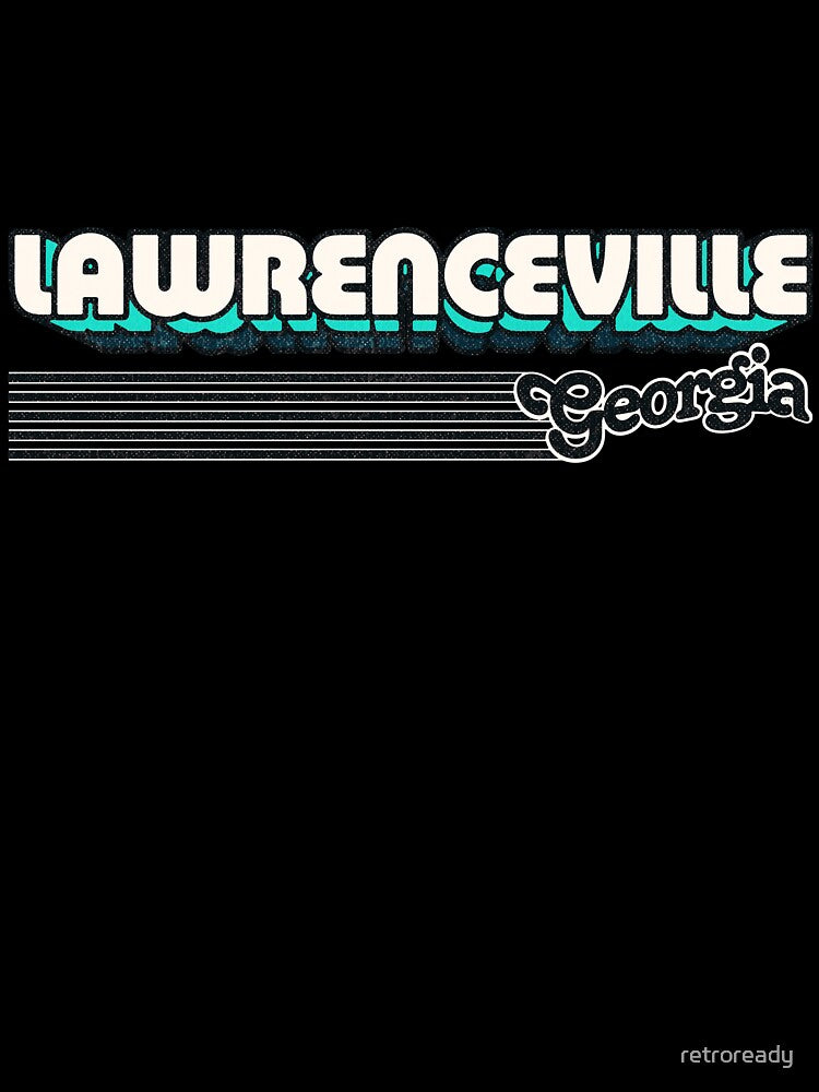 Lawrenceville, Georgia | Retro Stripes by retroready