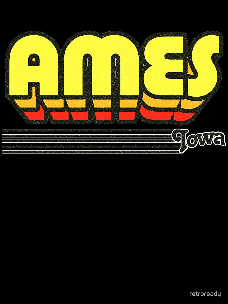 Ames, Iowa | Retro Stripes by retroready