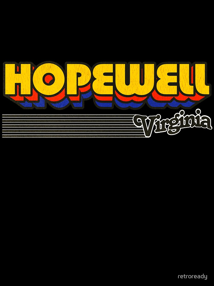 Hopewell, Virginia | Retro Stripes by retroready