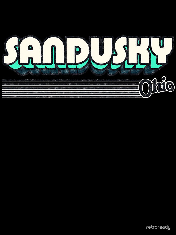 Sandusky, Ohio | Retro Stripes by retroready