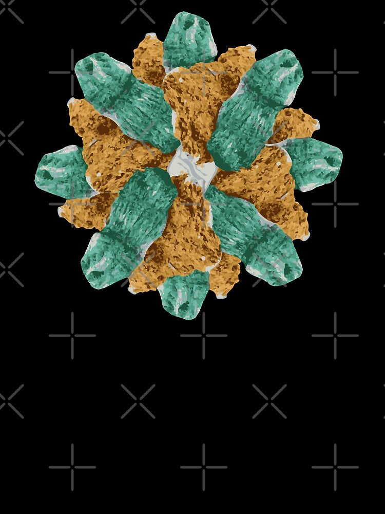 Malachite Crystal Geology Art by ArtDesignTp