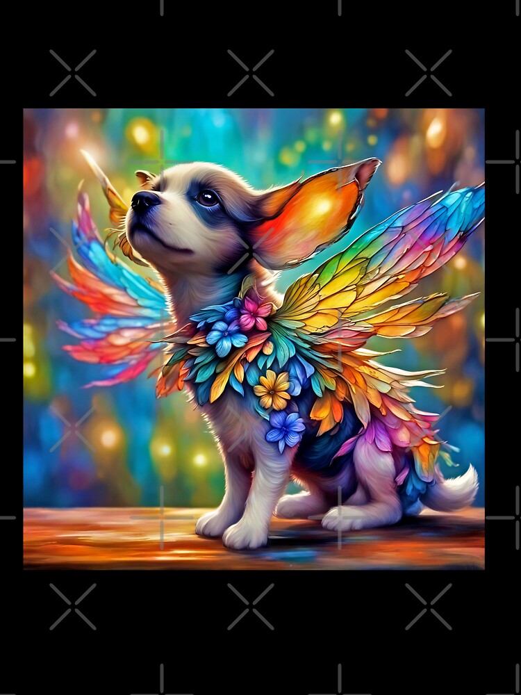 Whimsical Fairy Puppy No. 001 by FaerieFusion