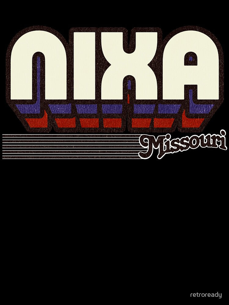Nixa, Missouri | Retro Stripes by retroready