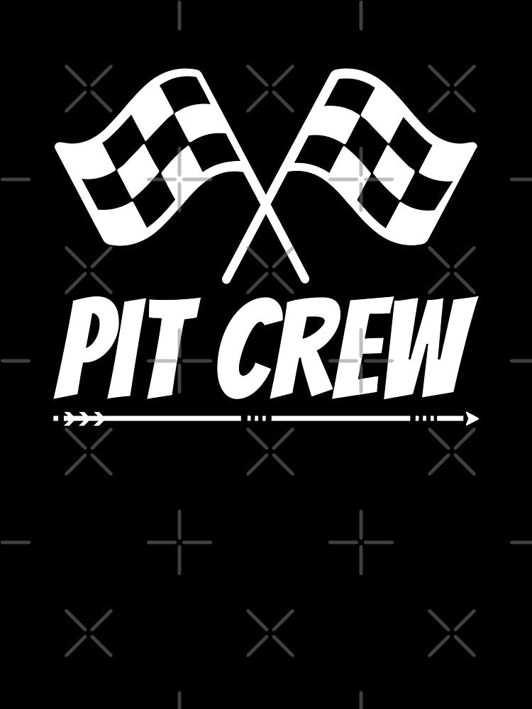Pit Crew Funny Racing Design for Hotrod Track Lovers and Drivers Design by SpiritWestDesig