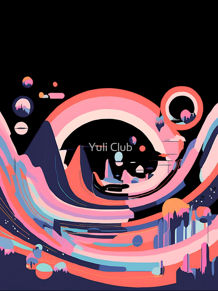 Surreal Alien Planet – Dreamy Fantasy Landscape with Floating Orb (v1) by Yuli Club