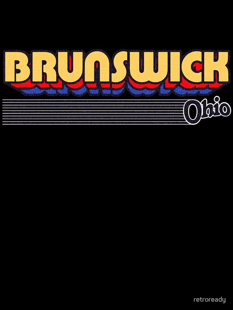 Brunswick, Ohio | Retro Stripes by retroready
