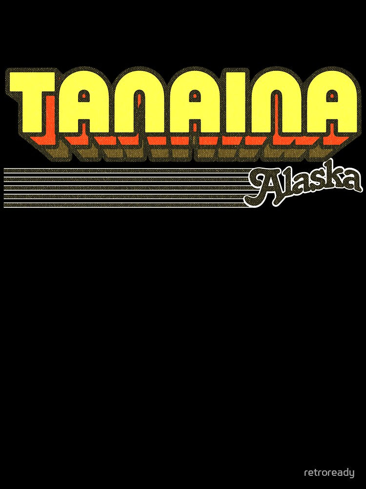 Tanaina, Alaska | Retro Stripes by retroready