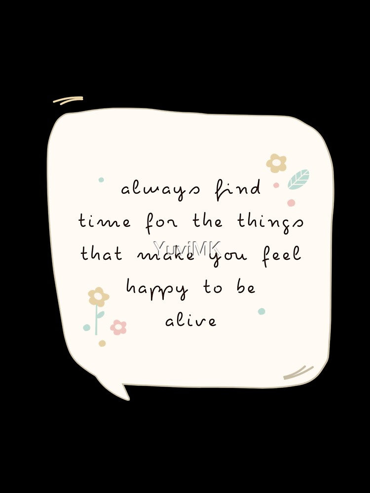 Cute Happiness Quote by YuviMK