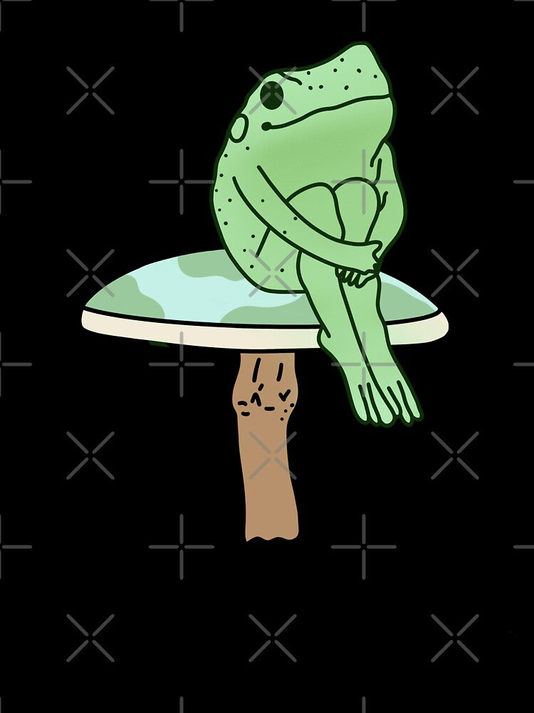 toad on an earth mushroom by brynn412