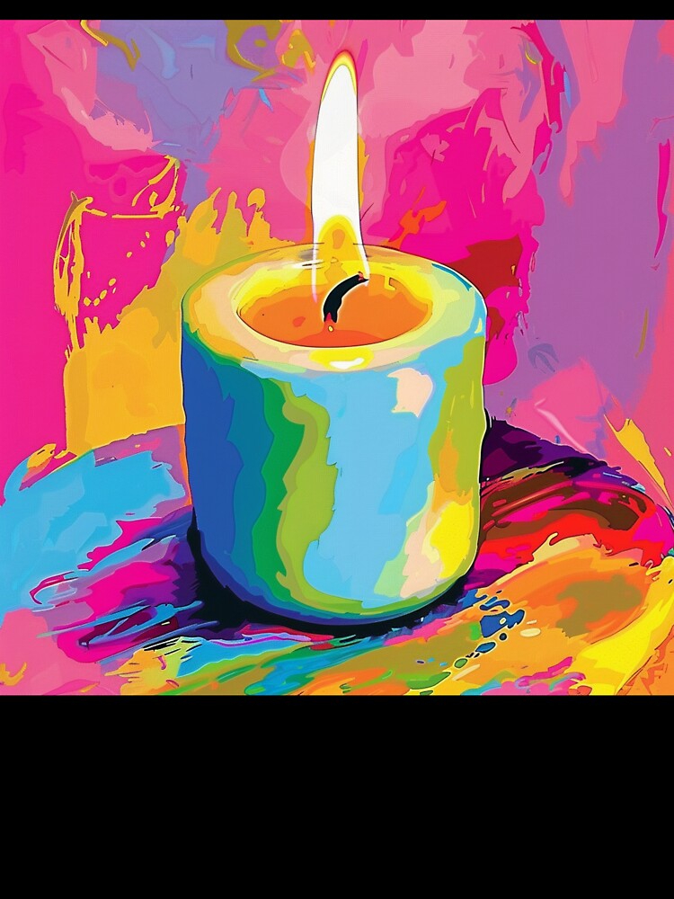 Candle Pop Art 8 by AstroRisq