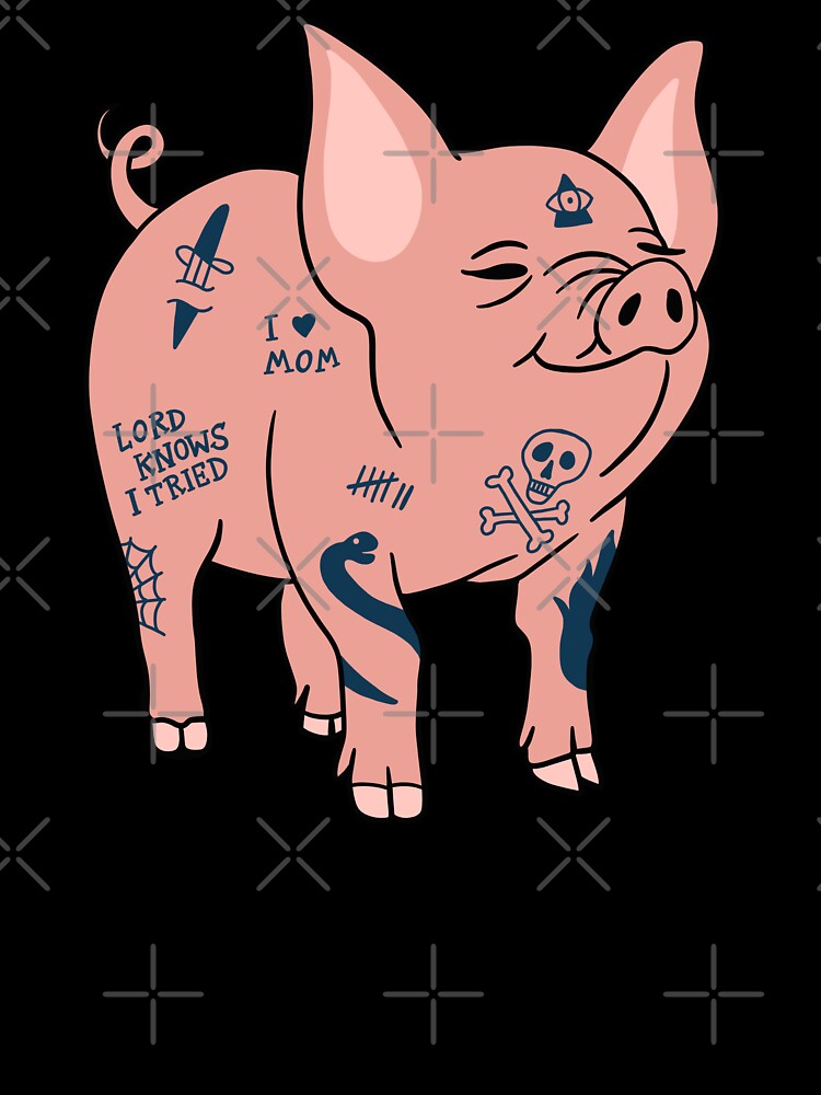 Tattooed Pig by isstgeschichte