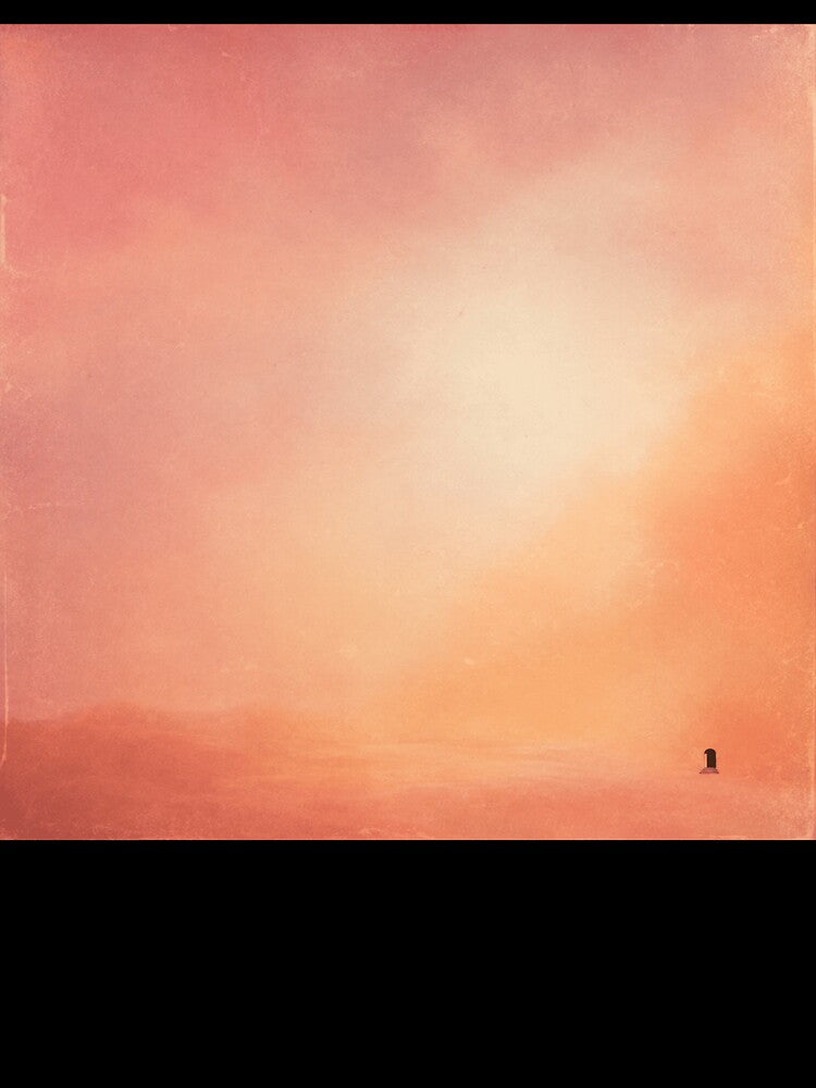 Aura Doorway Blush Gradient Minimalist Art by POD DYNASTY | Original Print On Demand T-Shirt Graphics