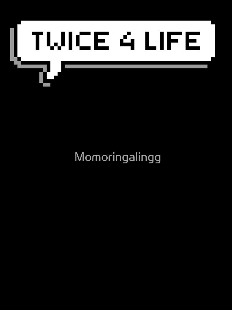 Twice 4 Life pixel speech bubble retro sprite art by Momoringalingg