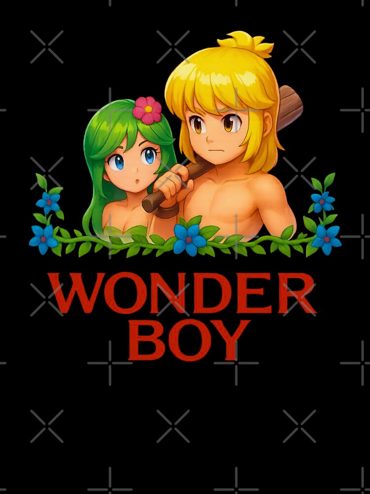 Wonder Boy Retro Game Mame by Pixelogia