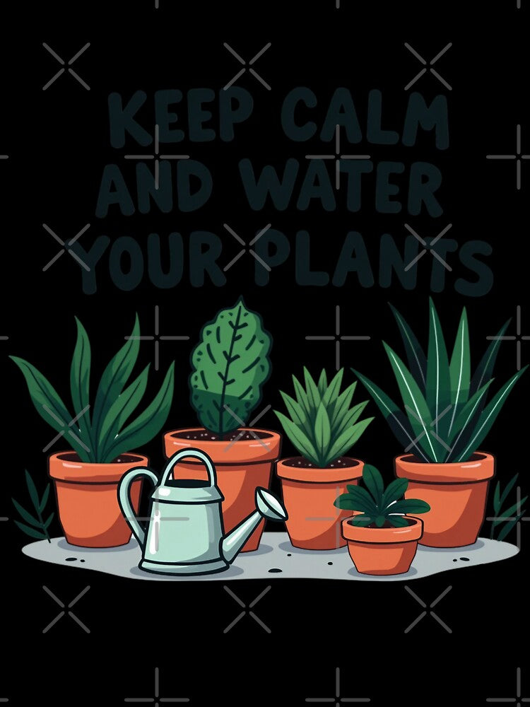 Keep Calm and Water Your Plants | Funny Plant Lover Shirt | Gardening Enthusiast Gift | Houseplant Care Humor by PaintedPixels01