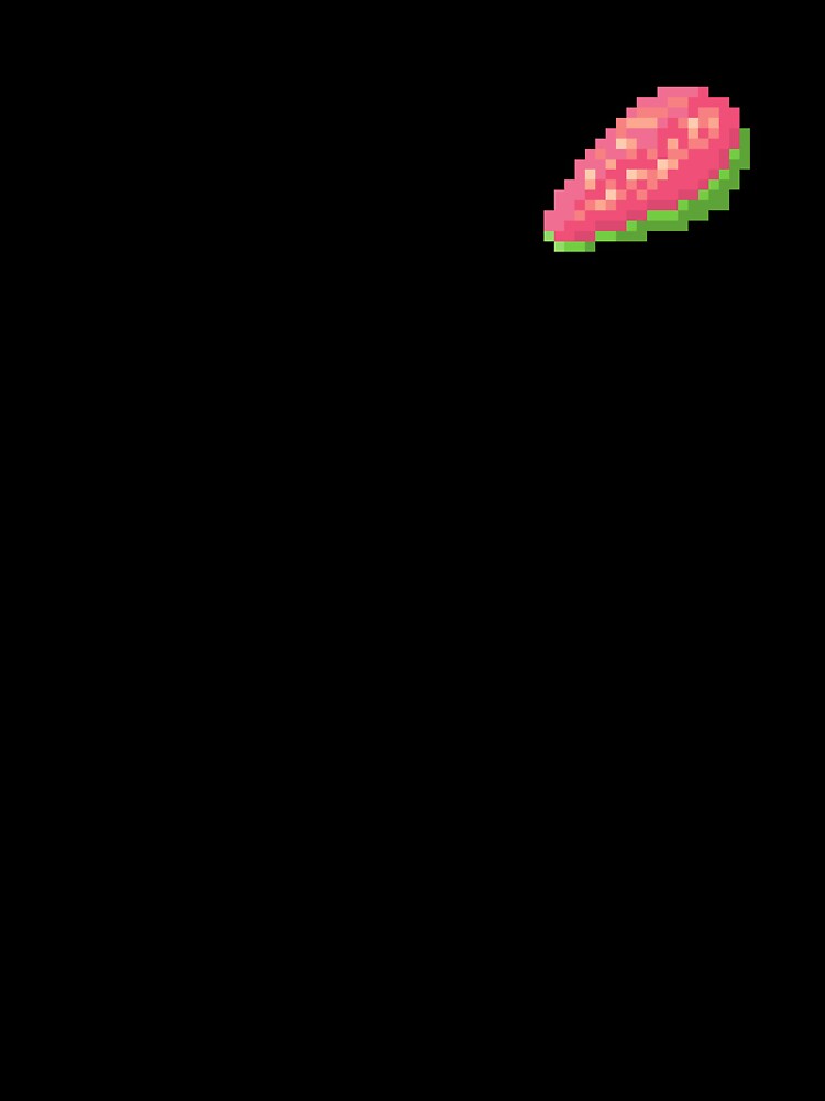 Pixel Guava Slice - pixel food art by LittleFoodShop