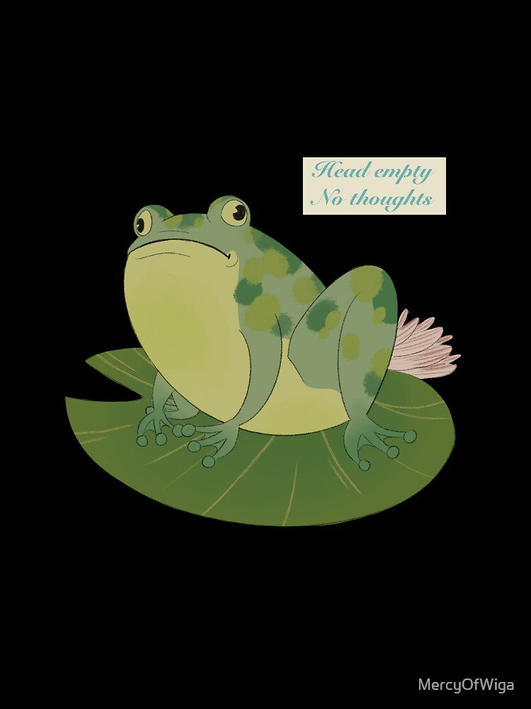 Head empty No thoughts Froggy by MercyOfWiga
