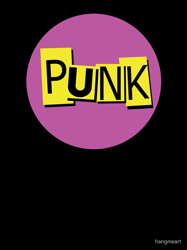 Punk Ransom Note Retro Collage Design by hangmeart