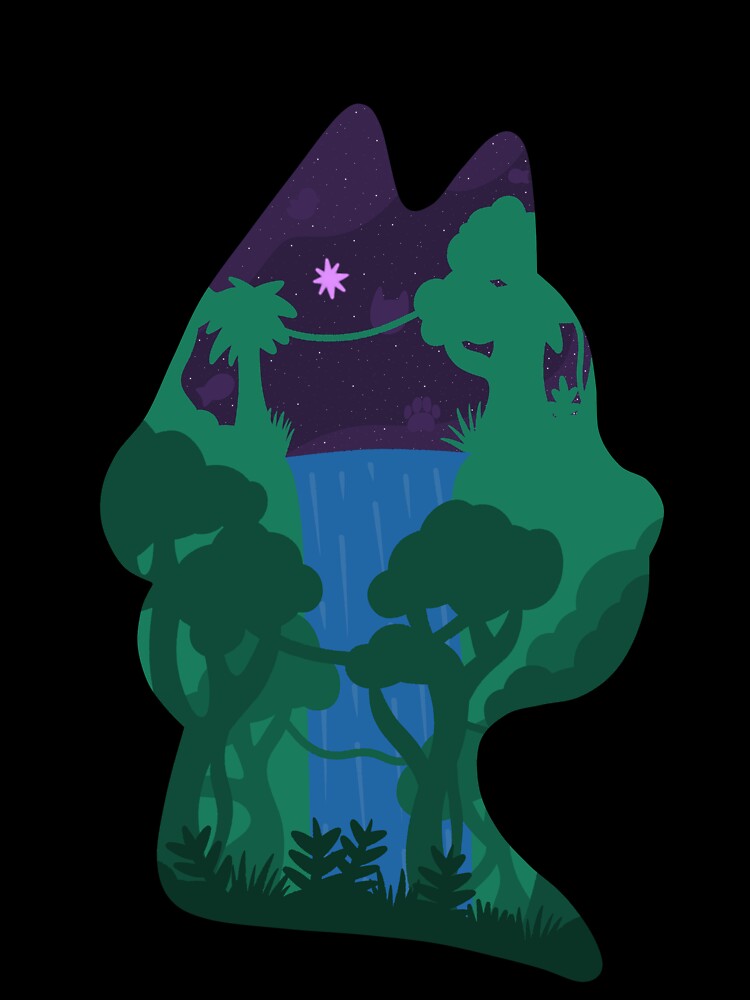 Jungle in a Cat Silhouette by CamdenAKAIce