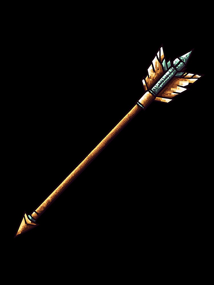 Retro Pixel Art: 8-bit Arrow by bapupa