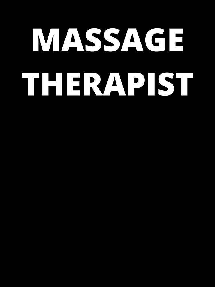 Massage therapist relaxation health men women by Jeangel97