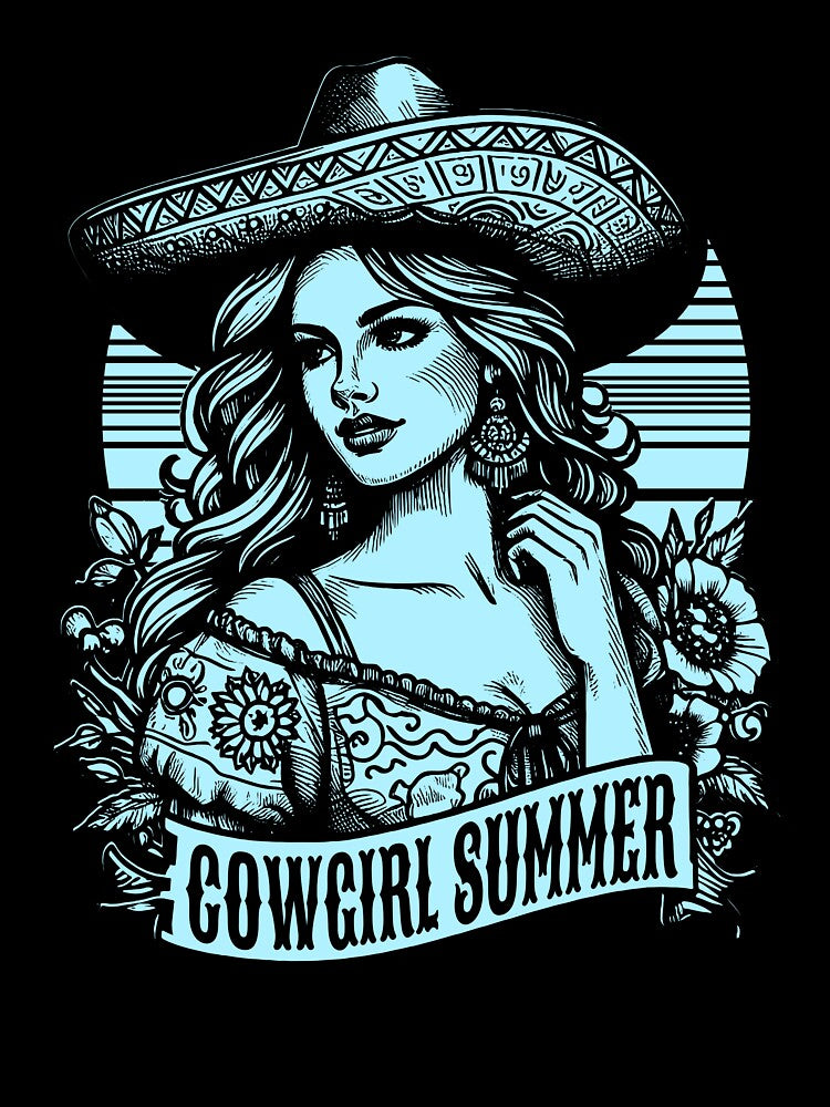 Cowgirl Summer Retro Rodeo by Jcat7