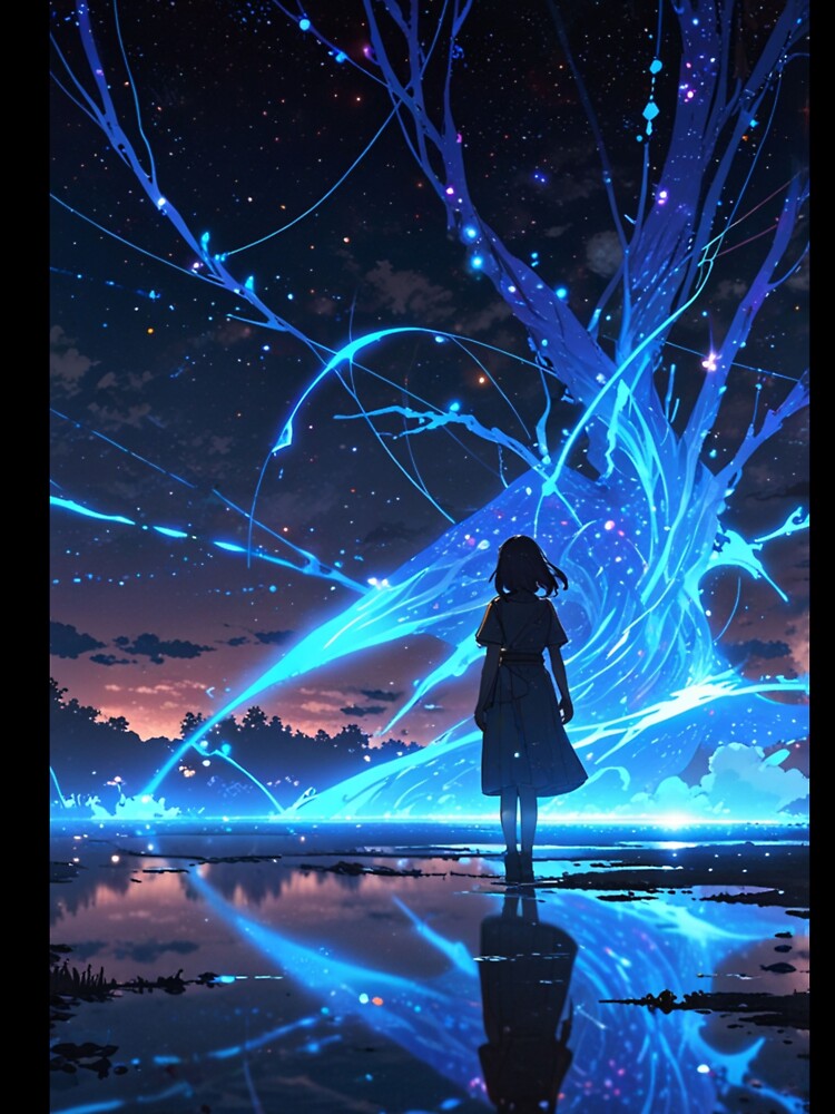 Shimmering Ethereal Being in Mist by mikaws