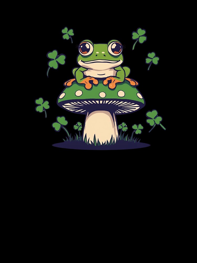 Cute Lucky Frog Design by Retro-Bloom