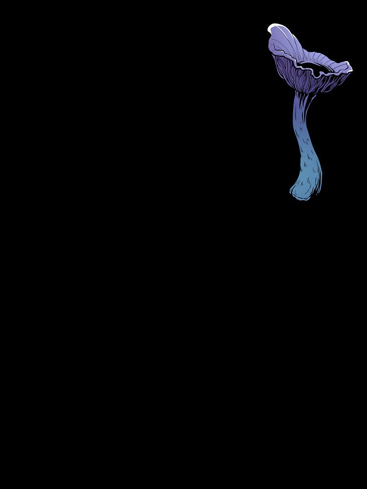 Blue mushroom by MalkyTea