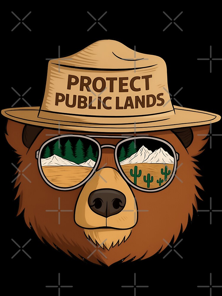 Protect our public lands - resist smokey the bear national parks nature adventures by SimsimahLaughs