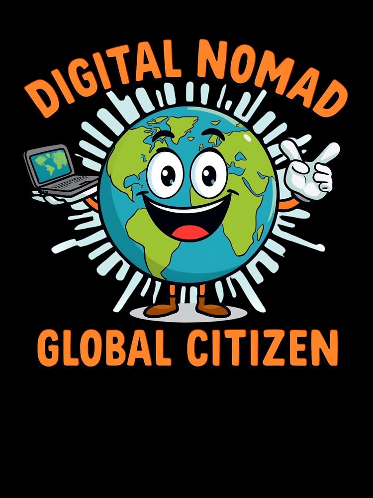 Digital Nomad, Global Citizen | Remote Work Travel Quote by WearTheArtx