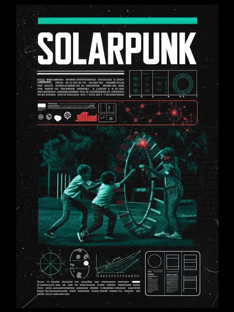 Solarpunk: Kinetic Art Playground by Raw-Ink