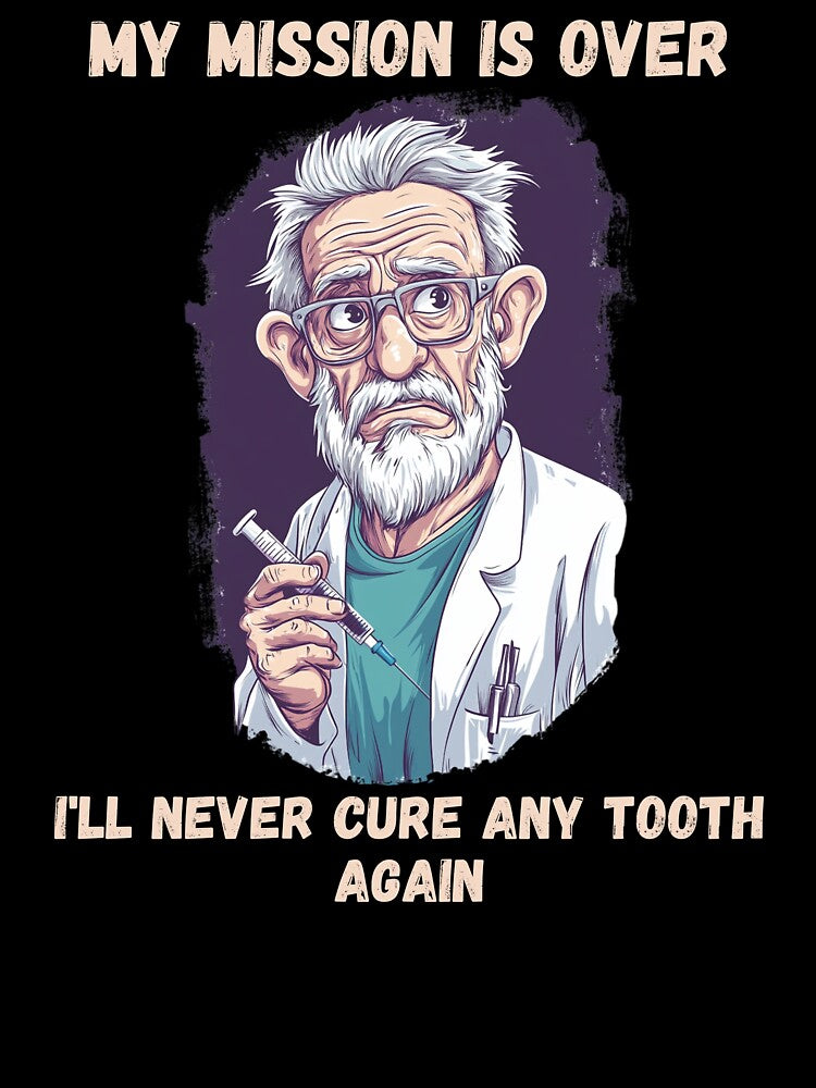 Elderly And Sad Dentist by MarcinDesign
