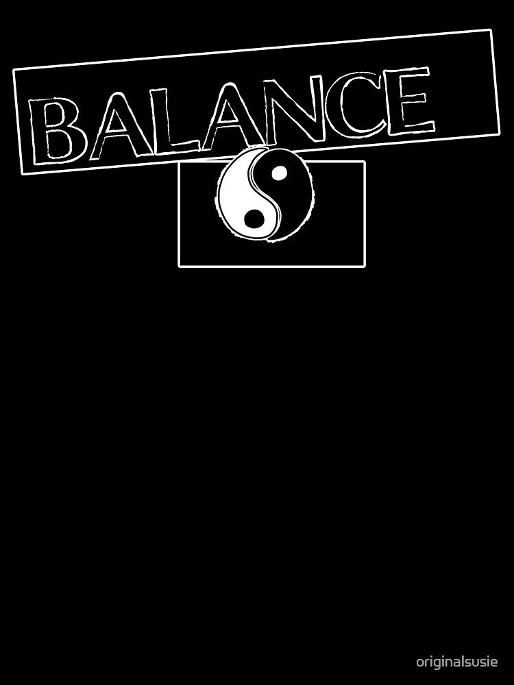 BALANCE - YinYang - Funny mindfulness - Zen AF - Chill Out by originalsusie