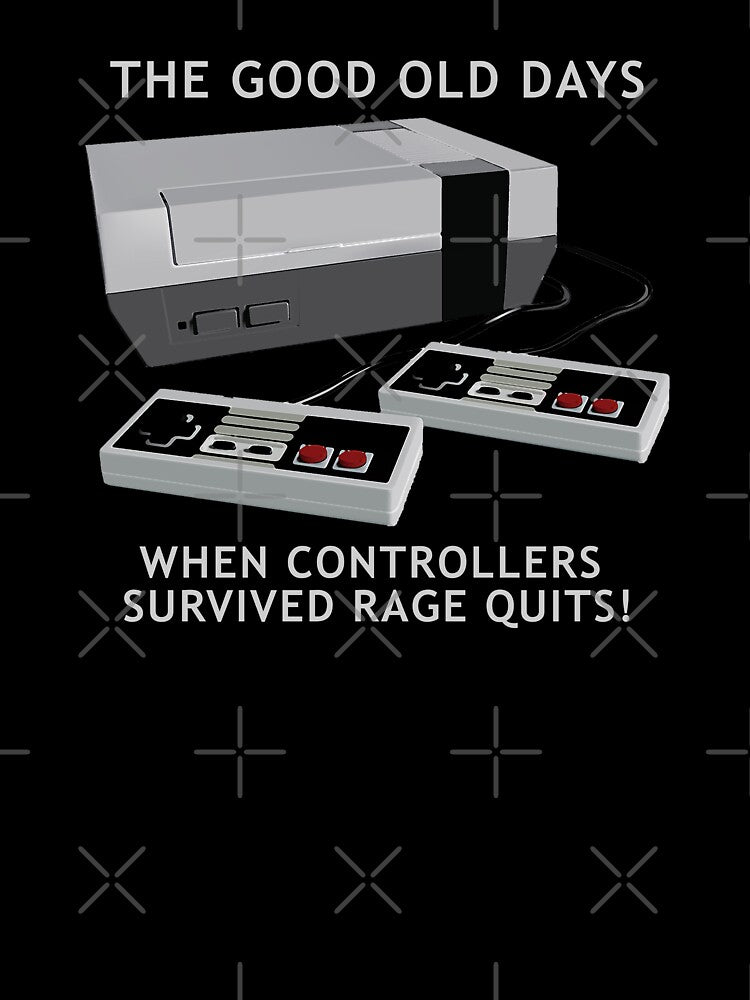 Retro gaming "The Good Old Days When Controllers Survived Rage Quits!" by JDMTees