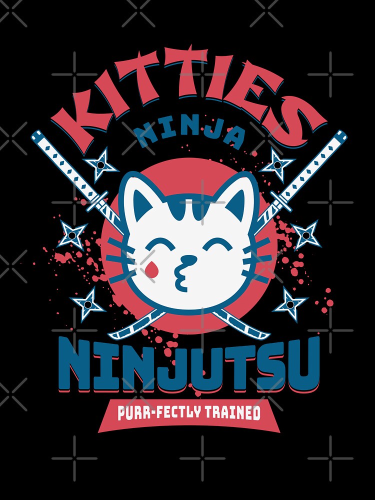 KITTIES NINJA NINJUTSU PURR-FECTLY TRAINED FUNNY CAT LOVER by PECCATOR