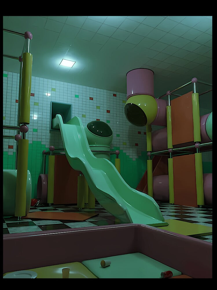 Liminal Space Abandoned Indoor Fun Park by afnqfoapdg63
