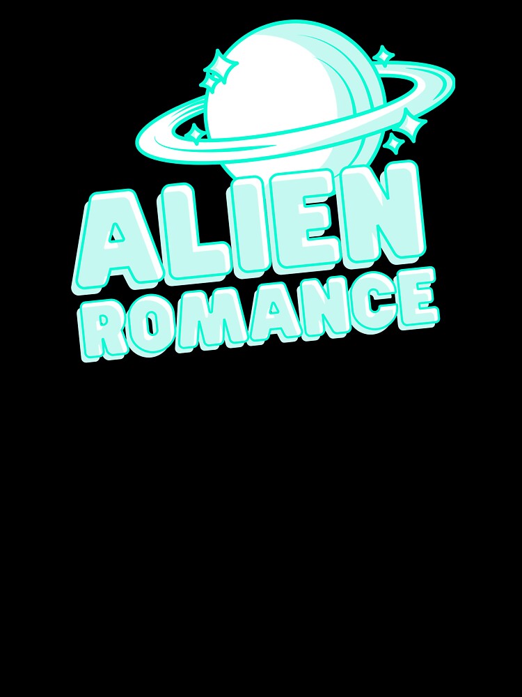 Alien Romance Retro Planet Bookish Sci-Fi Graphic by feralheartsclub