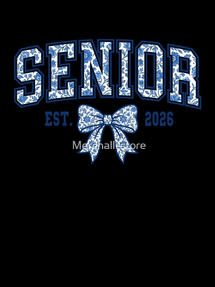 Coquette Senior 2026 Pink Bow , Senior 2026 , Class of 2026, Graduation Shirt, Senior 2026 Sublimation by Merchall  store